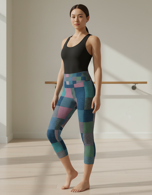 Rhodonite Jinsil capri yoga leggings