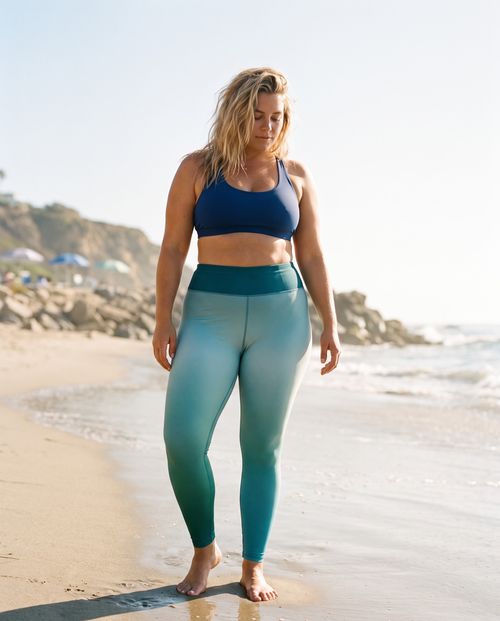 Transformative Teal Prism Leggings
