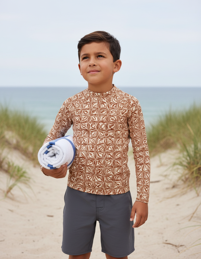 Rashguard — Kids Coffee Bean Chord