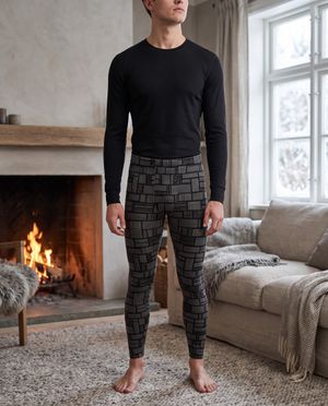 Ink Stagger men's base layer bottoms