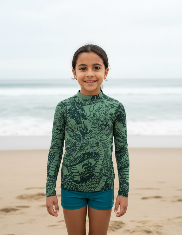 Rashguard — Kids Alexandrite Ember