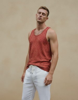 Men's Coral Taal men's tank tops