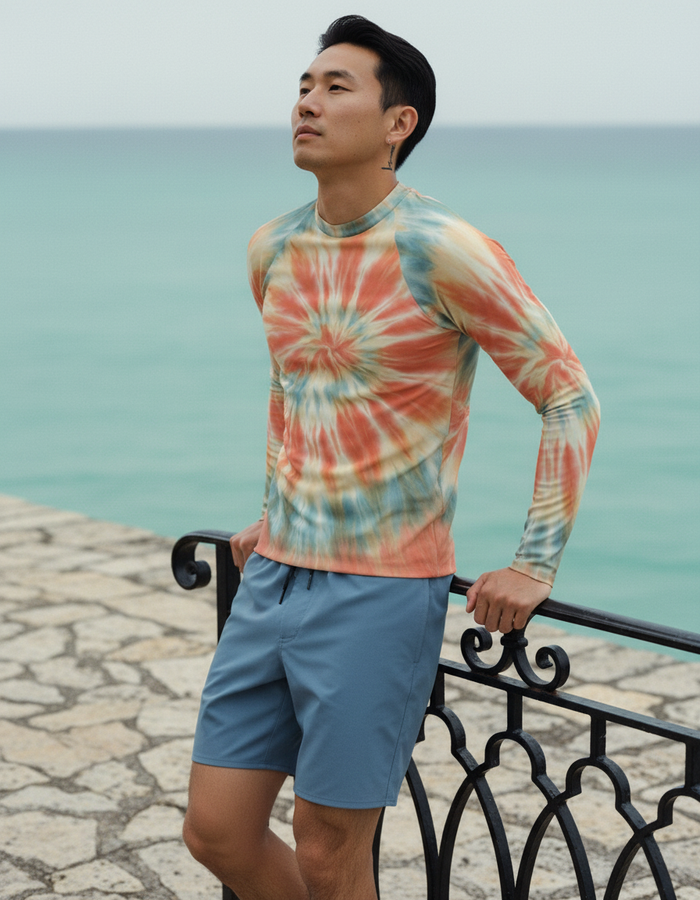 Rashguard — Men's Coral Nebula