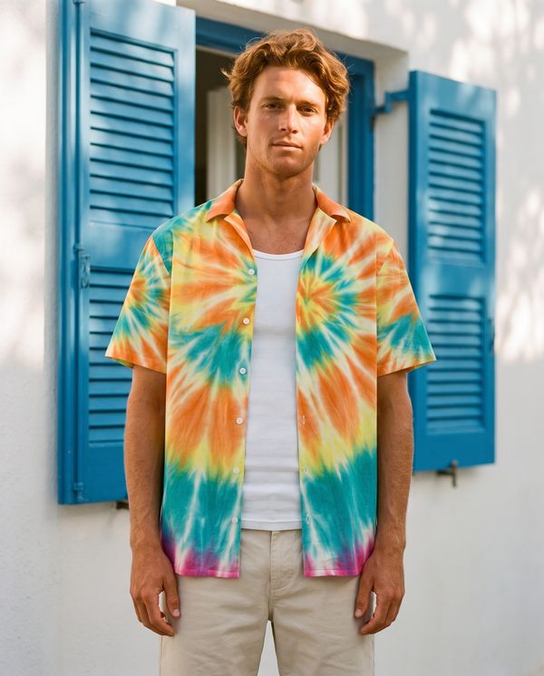 Tie-dye Collection hawaiian shirts