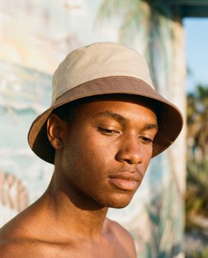 Taupe on Taupe bucket hats