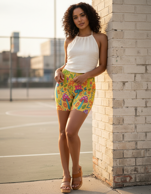 Fungi women's short shorts
