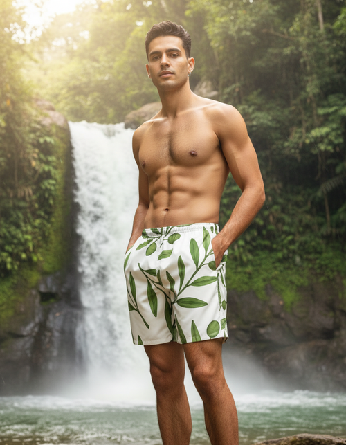 Verdant Men's Swim Trunks Men's Swim Trunks — Dripper