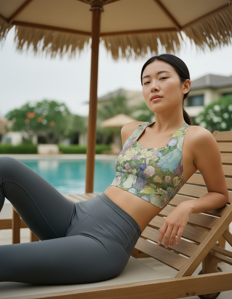 Ocean Embrace Elysium Longline Sports Bra