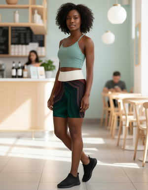 Quartz Yoga Shorts Yoga Shorts — Dripper
