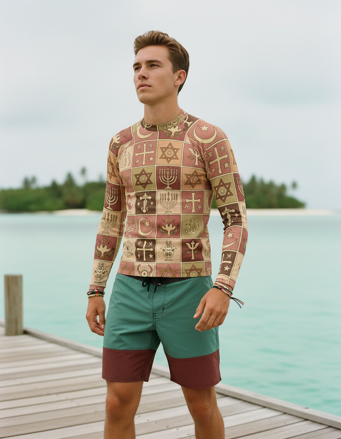 Rashguard — Men's Tea Rose Unity