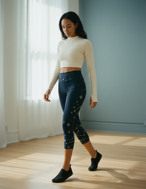 Sycamore Nimbus Leggings Capri Yoga Leggings — Dripper