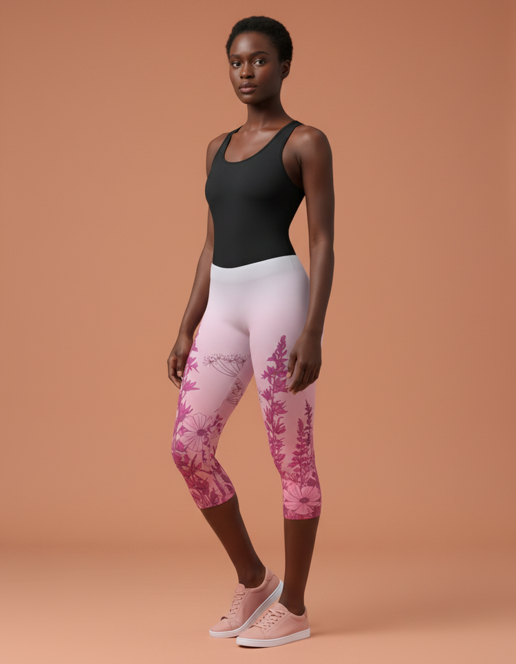 Women's Wildflower Capri Leggings