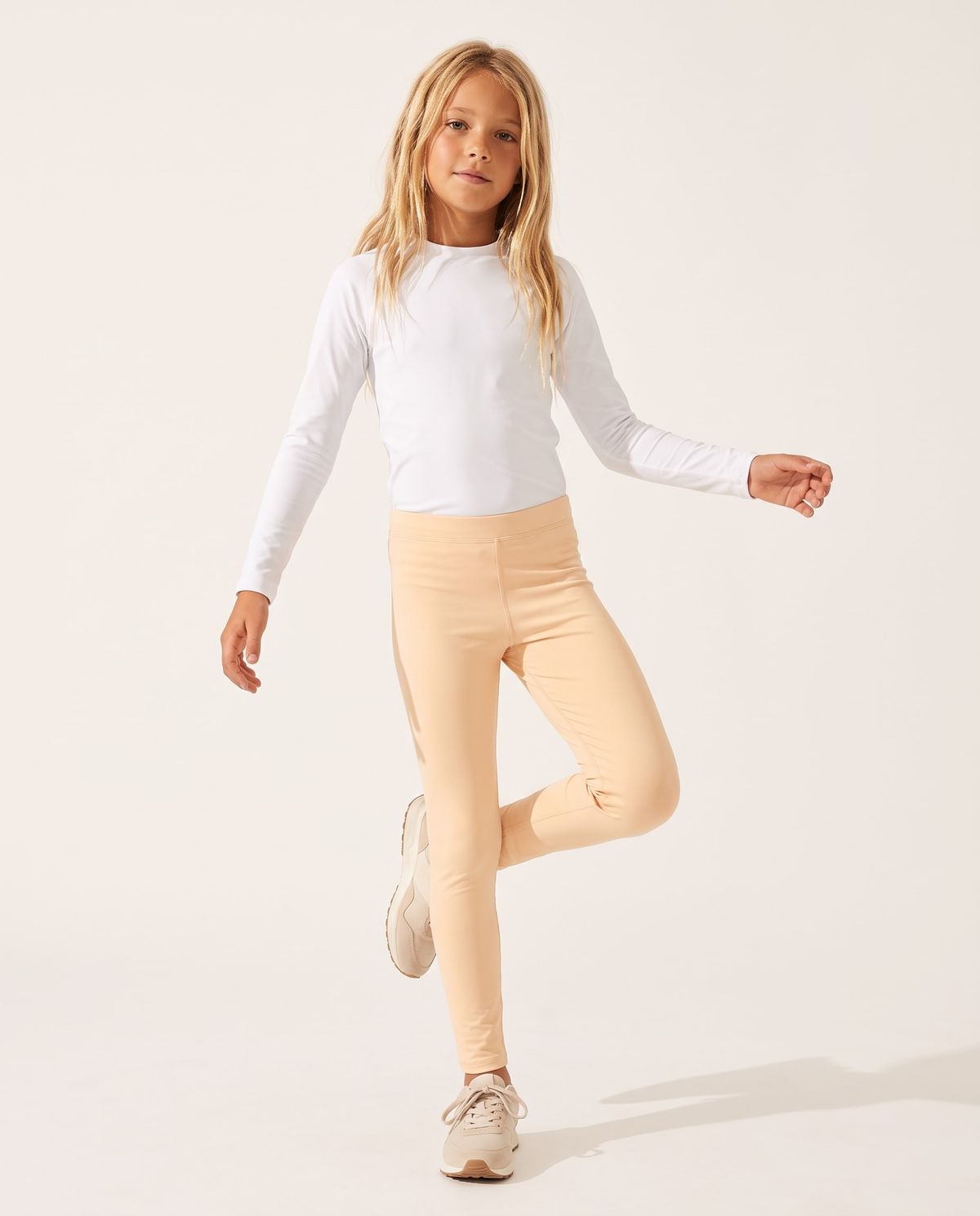 Bisque Girls Leggings Girls Leggings — Lolekai