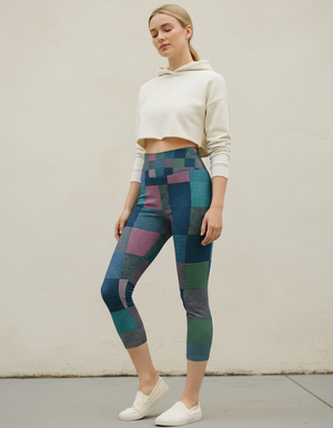 Acacia Jinsil Leggings Capri Yoga Leggings — Dripper
