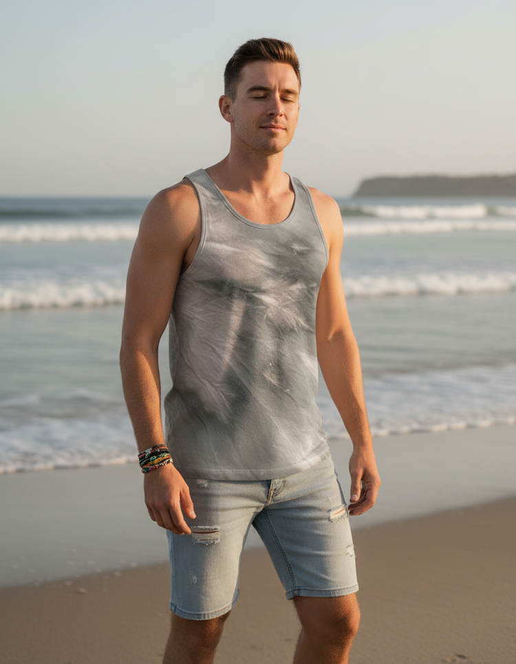 Men's Ice-Dye Tank Top
