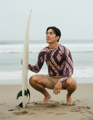 Men's Amaranth Duet men's rashguards