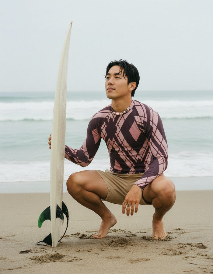 Rashguard — Men's Amaranth Duet