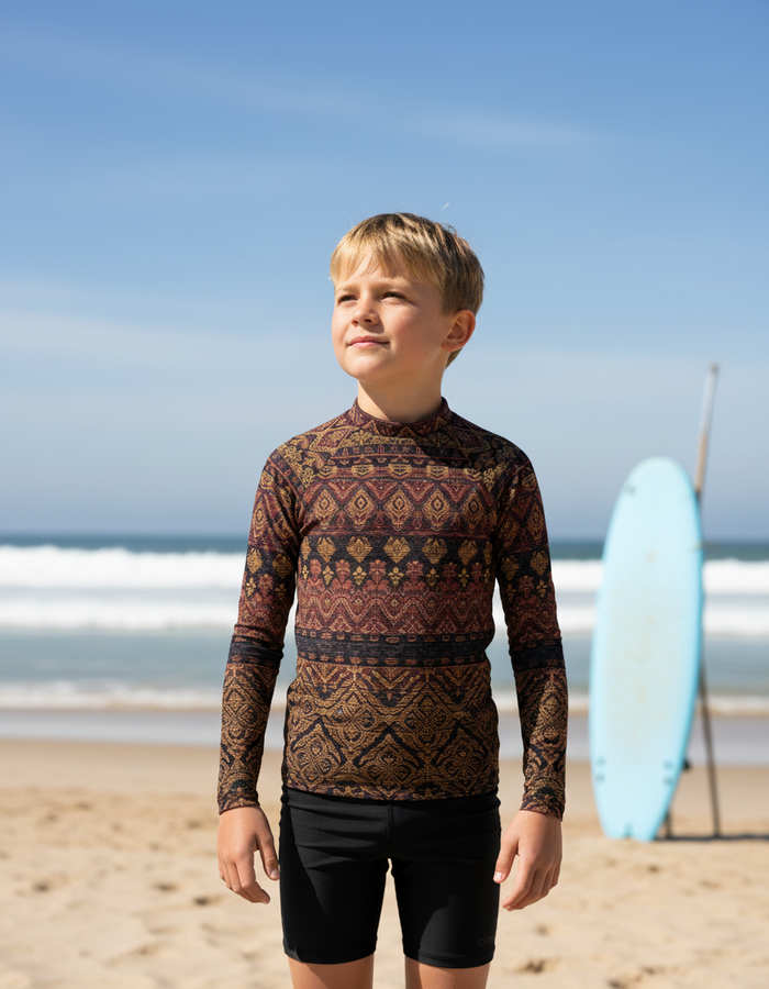 Rashguard — Kids Coffee Bean Serenade