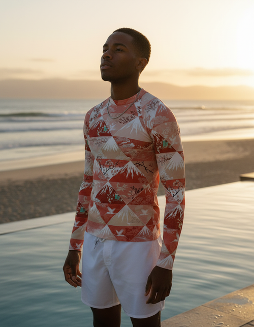 Men's Coral Zenith men's rashguards