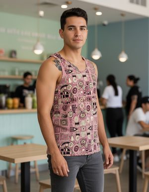 Men's Tea Rose Seraph tank tops