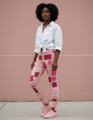 Hot Pink Kraft leggings