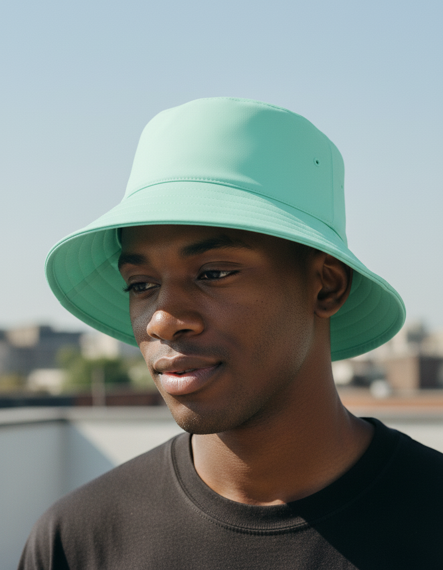 Bucket hat in Mint