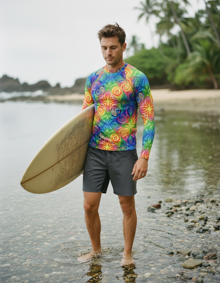 Rashguard — Men's Lime Prism