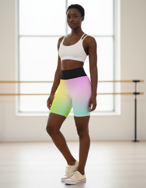 Prism Yoga Shorts Yoga Shorts — Dripper