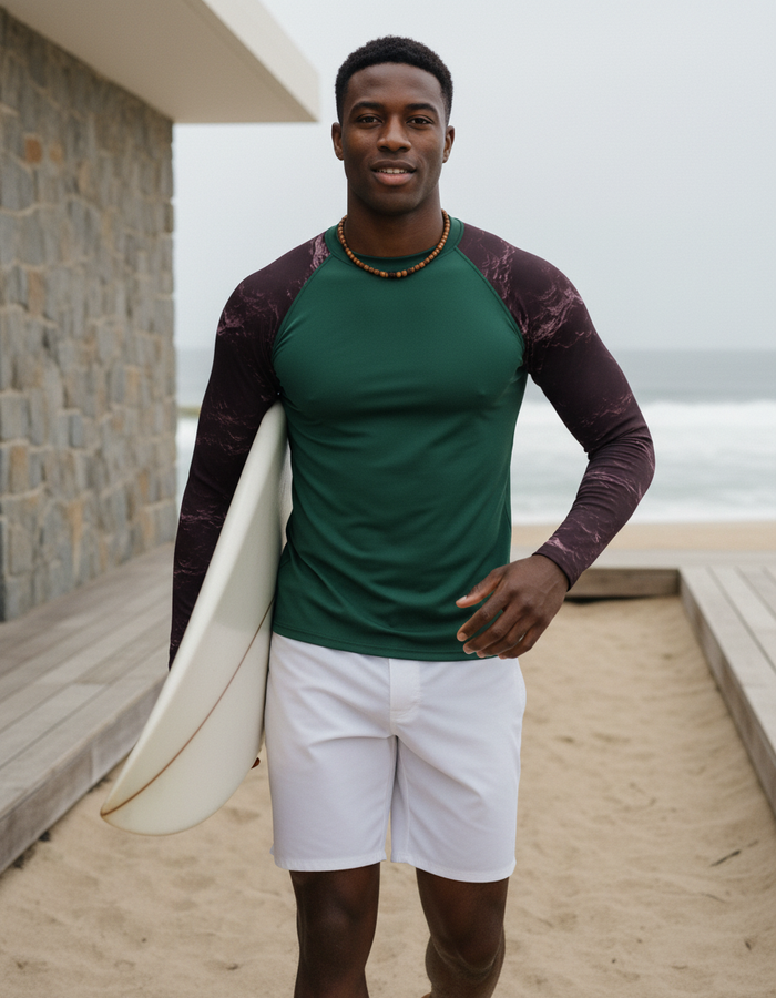 Rashguard — Men's Amaranth Eclipse