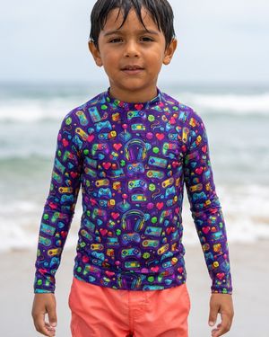 Boys Gaming boys rashguards