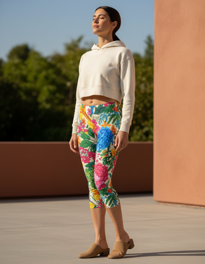 Botanical Collection Capri Leggings capri leggings