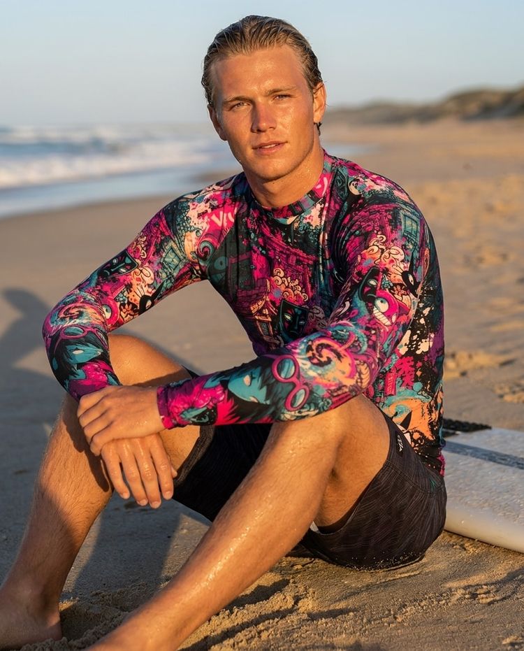 Men's Bakeneko men's rashguards