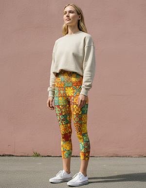 Fiery Red Chroma leggings