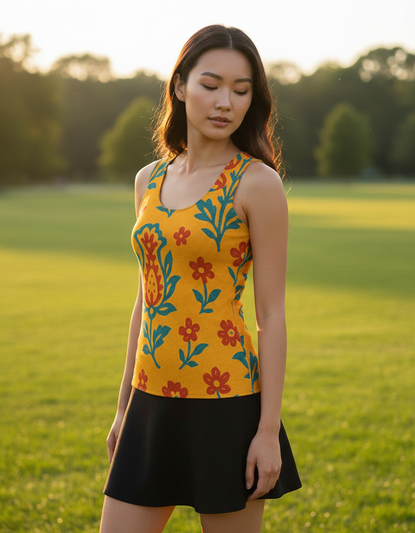 Indian Block Print tank tops