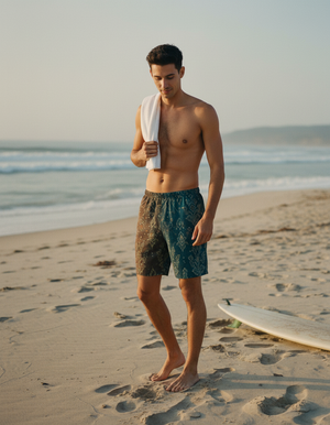 Alexandrite Rangoon men's swim trunks