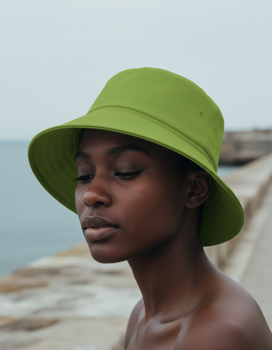 Bucket hat in Olive Drab