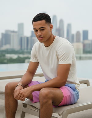 Coral Elysium Men's Swim Trunks Men's Swim Trunks — Dripper