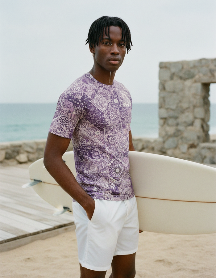 Rashguard — Men's Burnished Lilac Riad