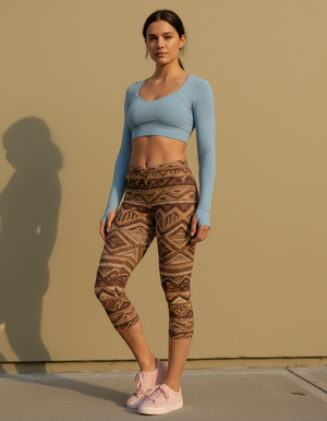Coffee Bean Quipu leggings
