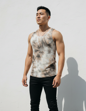 Men's White Onyx Eclipse tank tops