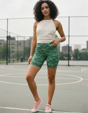 Jelly Mint Eclipse women's short shorts