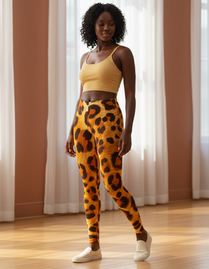 Cheetah full-length leggings