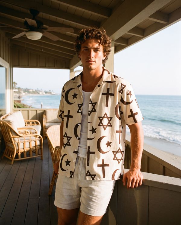 Abrahamic Collection men's hawaiian shirts