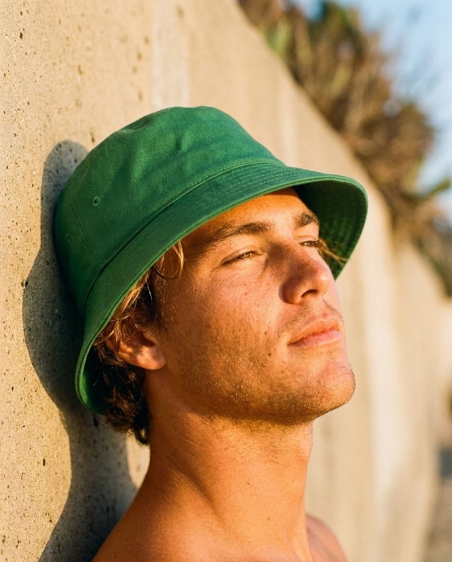 Runway Emerald Terra & Sand bucket hats