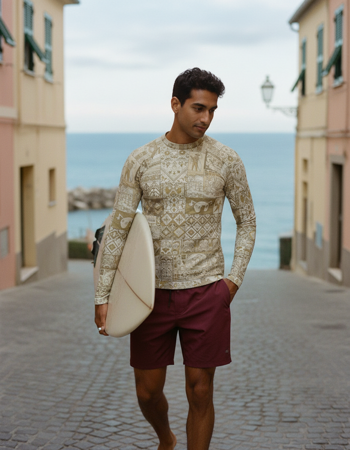 Rashguard — Men's White Onyx Zafiro