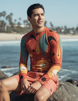 Men's Muskmelon men's rashguards