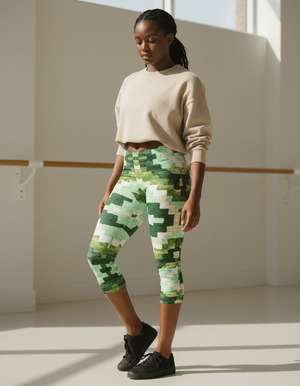 Jelly Mint Horizon capri leggings