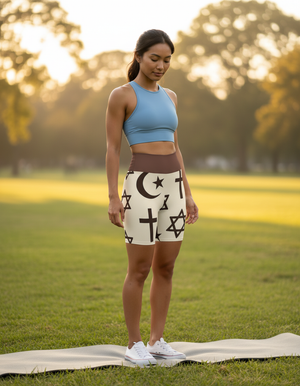Halo Yoga Shorts Yoga Shorts — Dripper