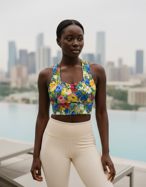 Chroma Sports Bra Longline Sports Bra — Dripper
