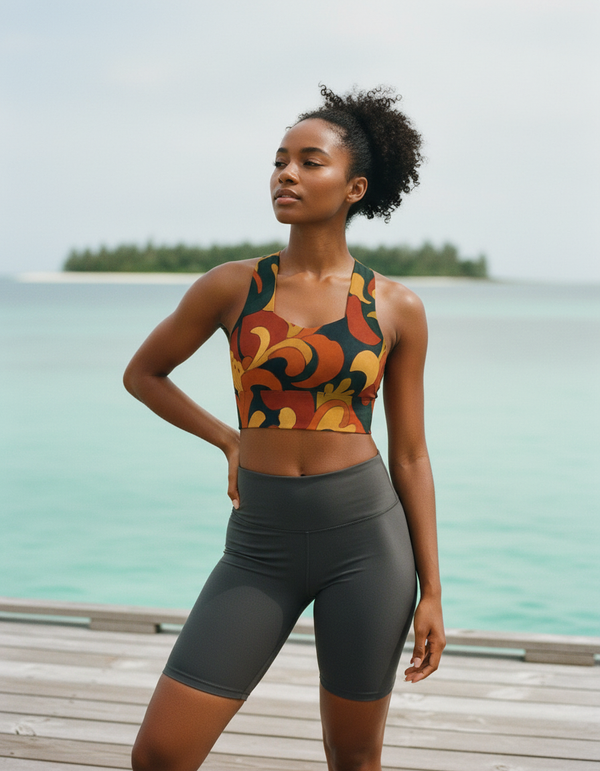 Toulouse-Lautrec Poster Palette longline sports bras